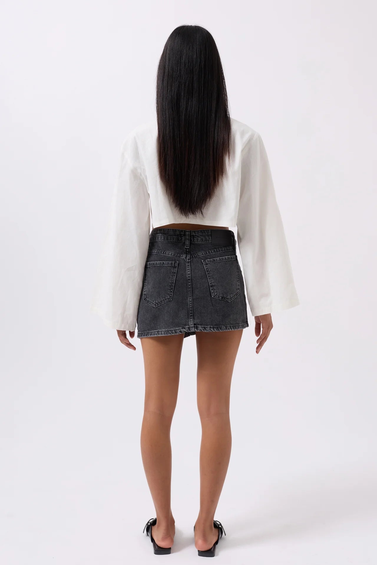 Asymmetrical Mini Skirt