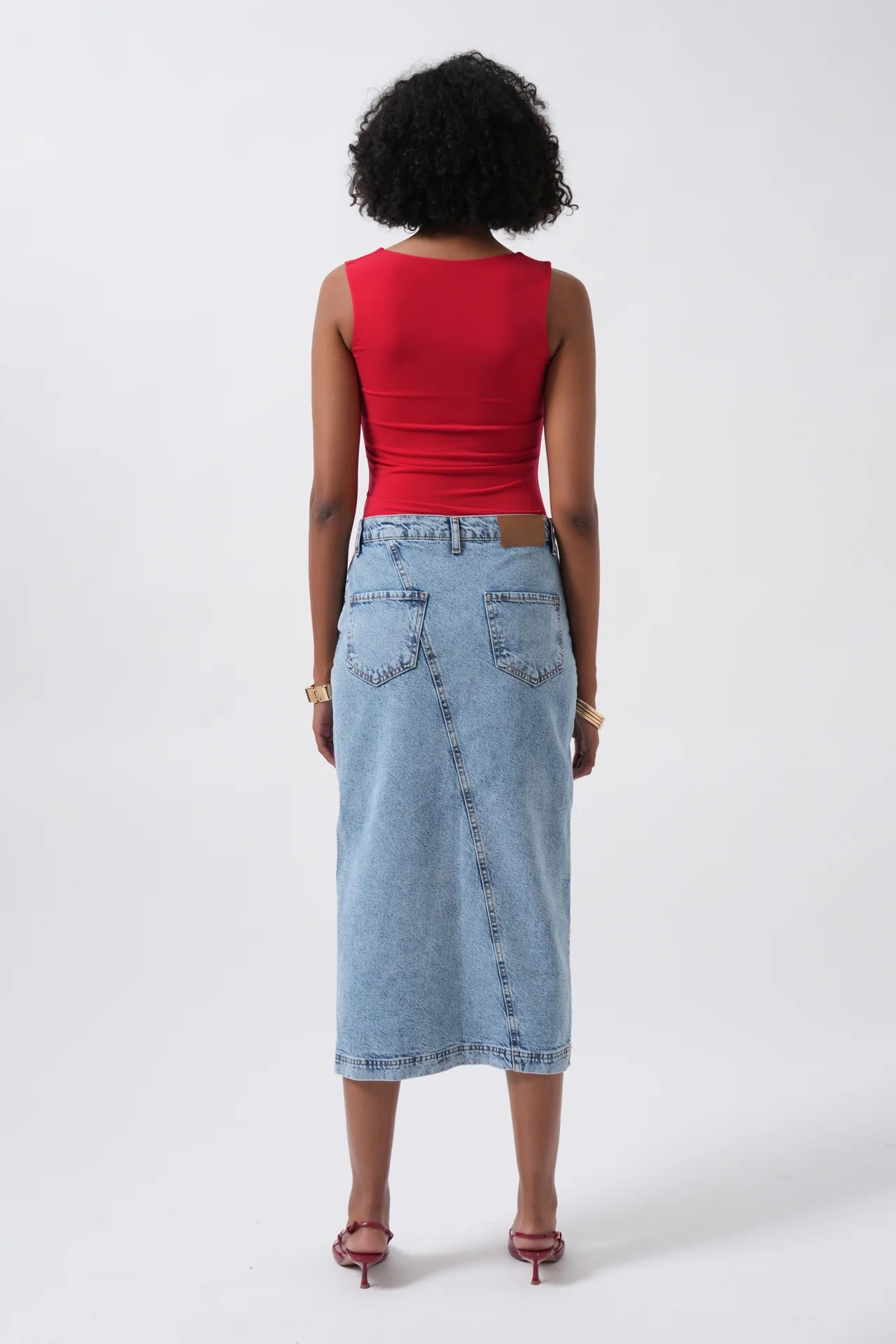 Square Neck Thick Straps Bodysuit