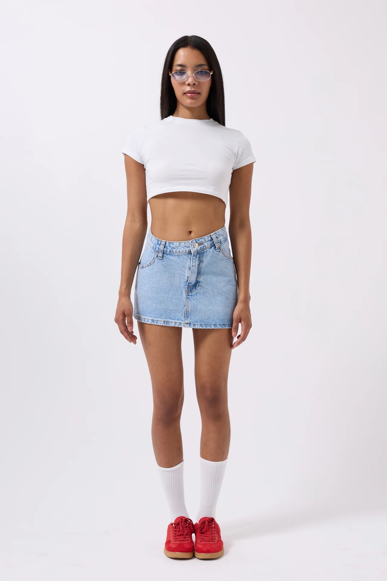 Asymmetrical Mini Skirt