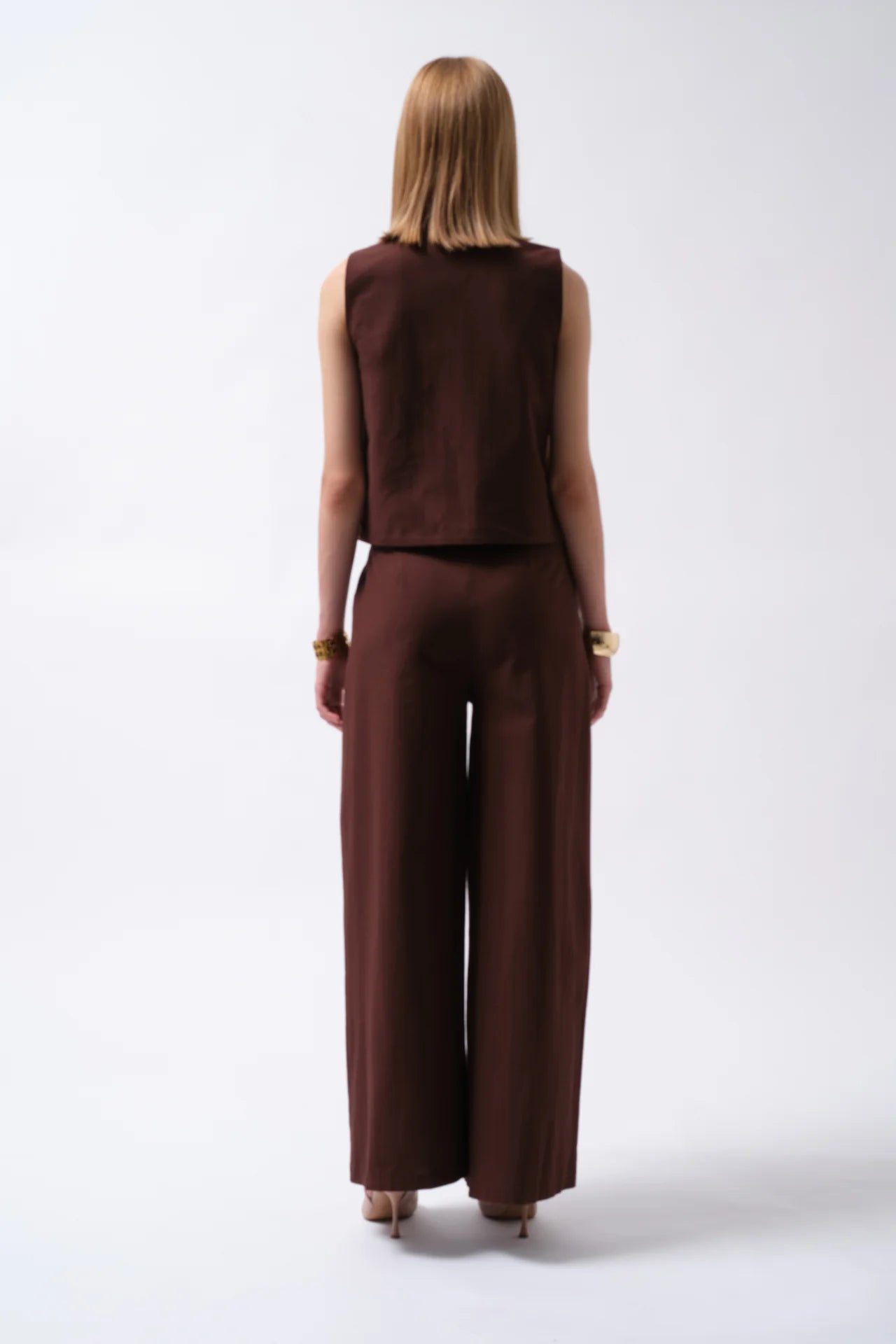 Double Pleated Palazzo Trousers