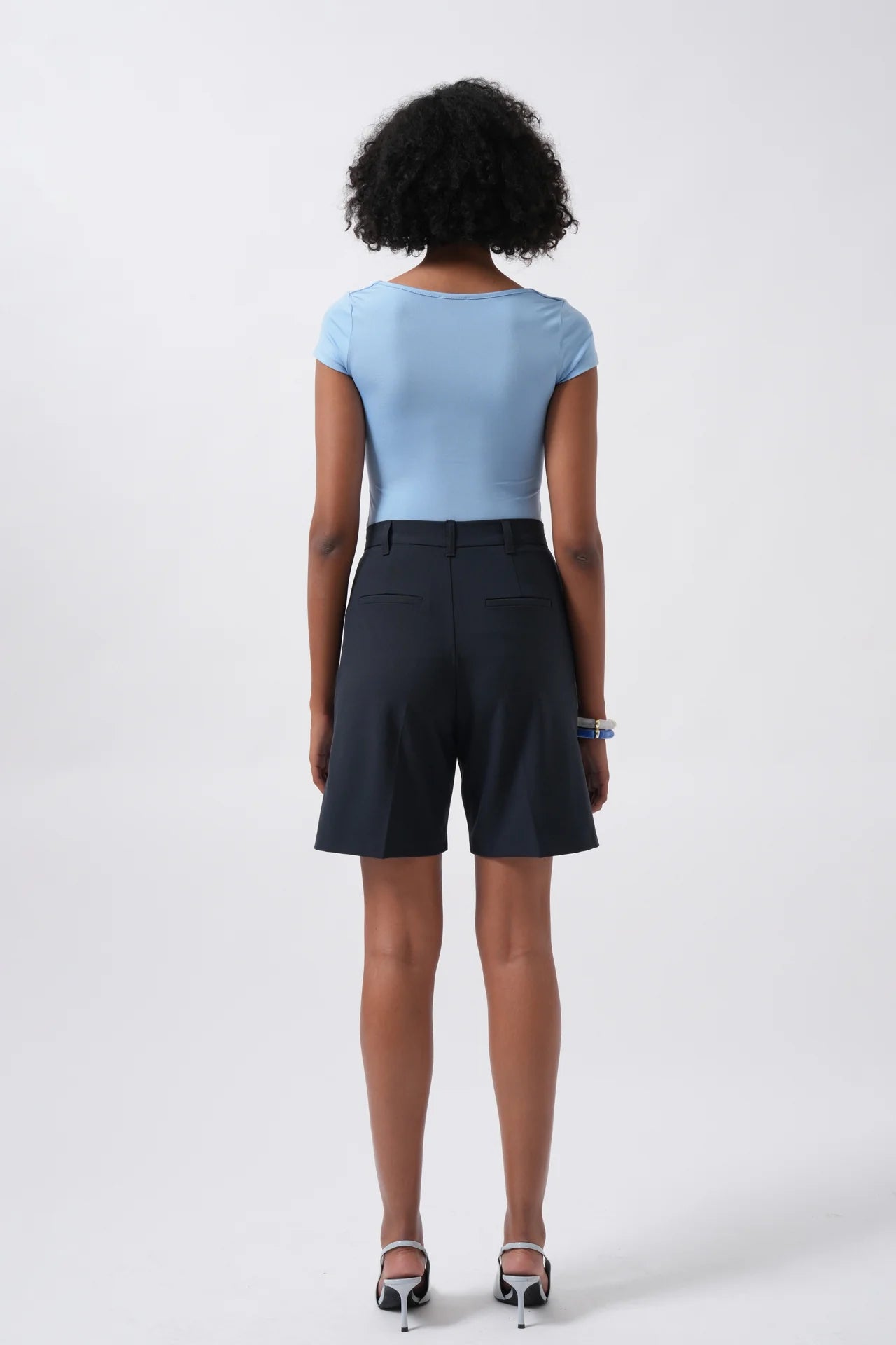 Window Detail Mini Decollete Blouse