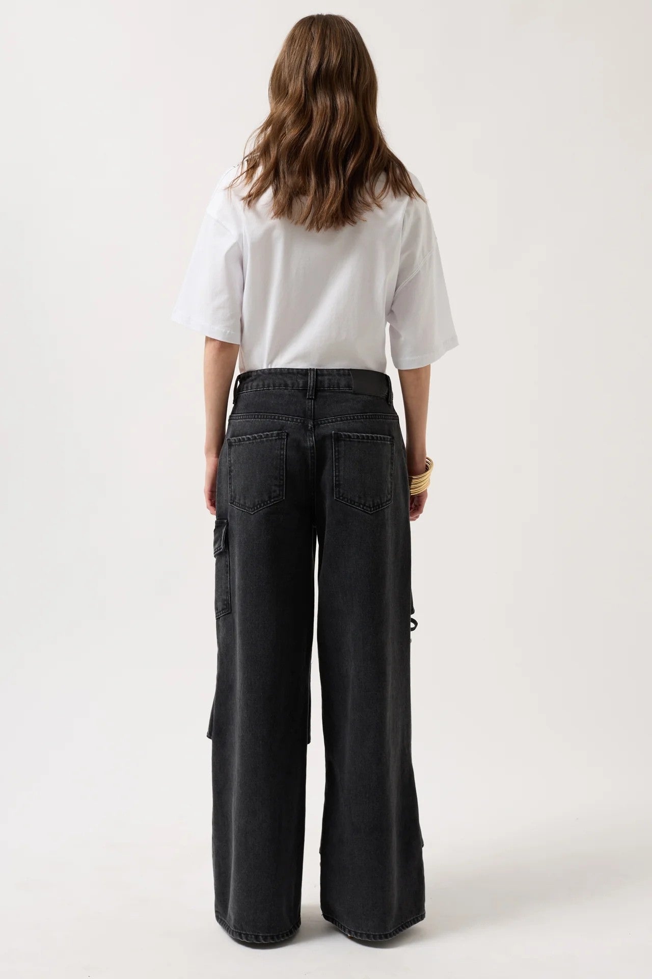 Wide Leg Black Jeans