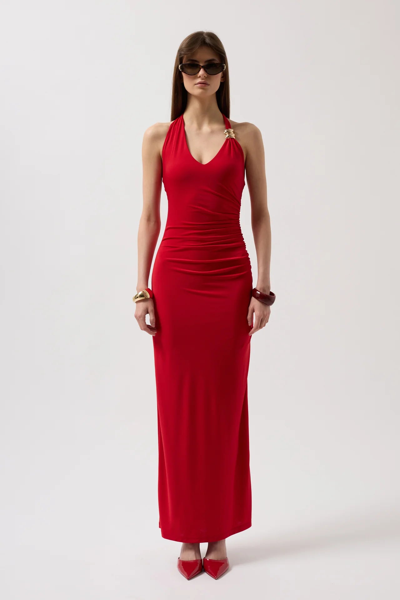 Accessory Detail Maxi Dress