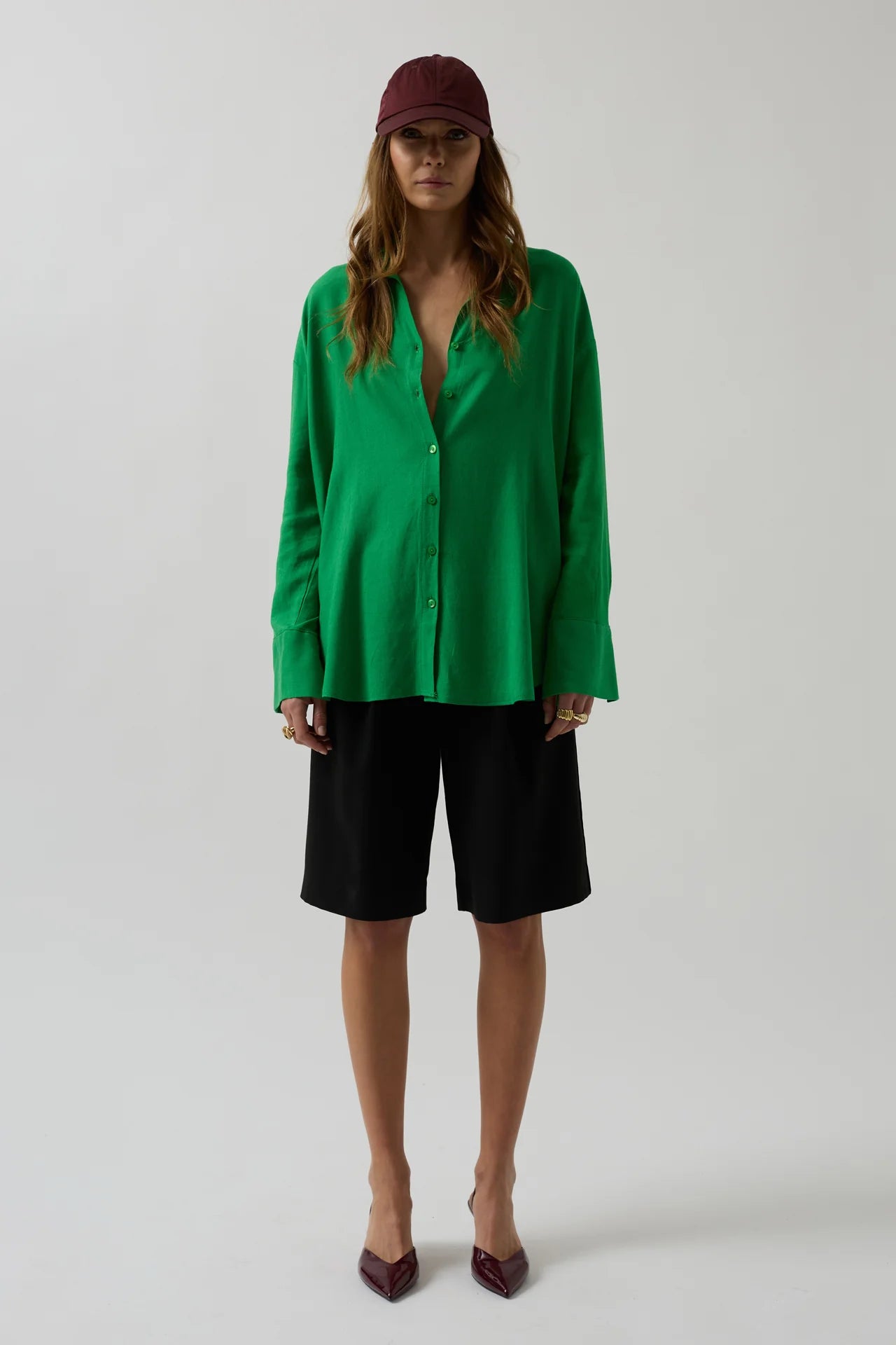 Oversize Green Shirt