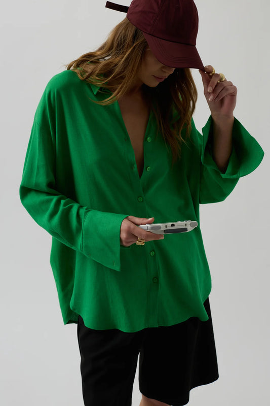 Oversize Green Shirt